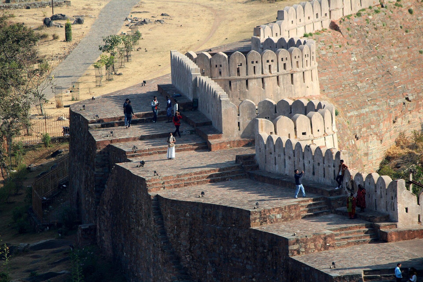 Kumbhalgarh fort walls